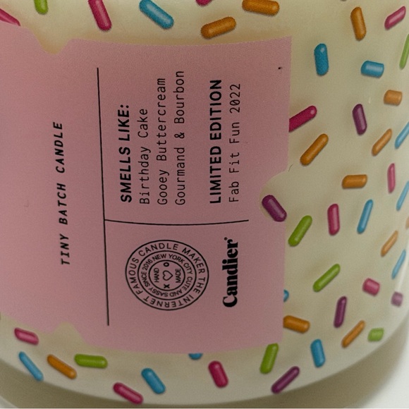 🎉 Candier “Party Like It’s Yo’ Birthday” Candle FabFitFun 10th Anniversary - Picture 9 of 16